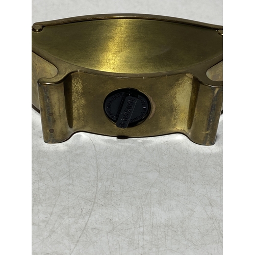 96 - Ronson Varaflame Forum Brass Table Lighter