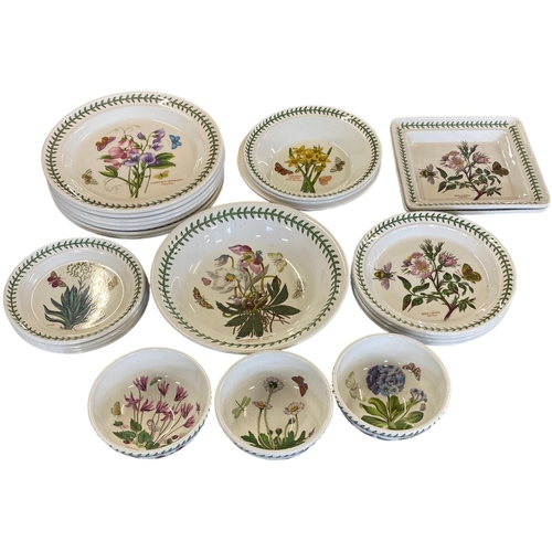 70 - An Assortment of Portmeirion Botanic Garden Pattern Tableware. Approx 24 pieces. No shipping.