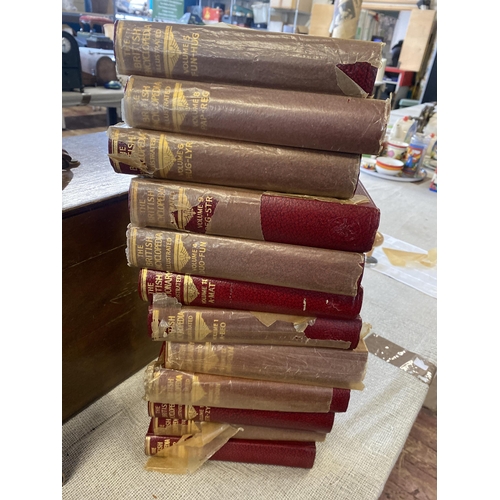 76 - Multiple Volumes of The British Encyclopedia Illustrated and Other Books in a Fitted Wooden Case. No... 