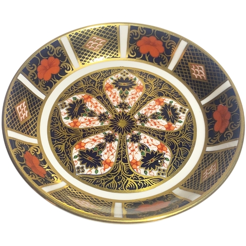 89 - Royal Crown Derby Old Imari Pattern 1128 Bone China Saucer