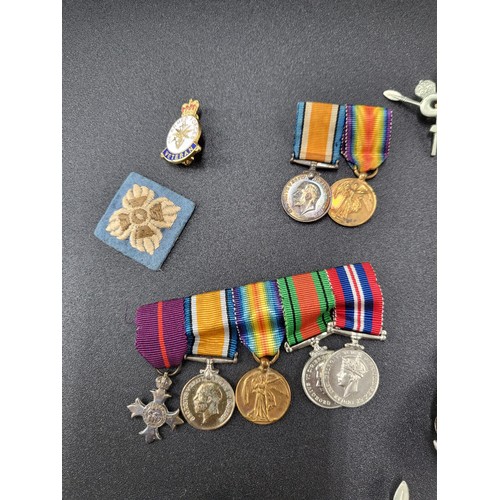 44 - Collection of Militaria Medals & Other Militaria Badges & Awards