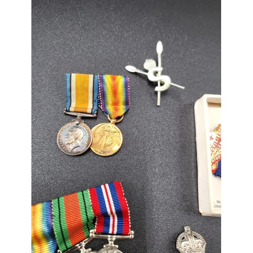 44 - Collection of Militaria Medals & Other Militaria Badges & Awards