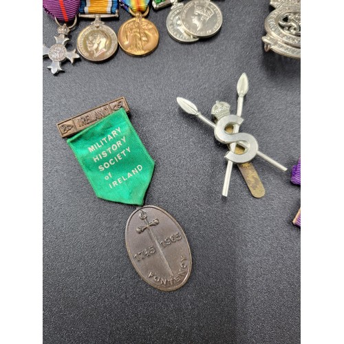 44 - Collection of Militaria Medals & Other Militaria Badges & Awards