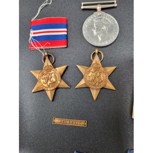 51 - Small Lot of Second World War Medals in Original Box Awarded To Mr G. E. Davies