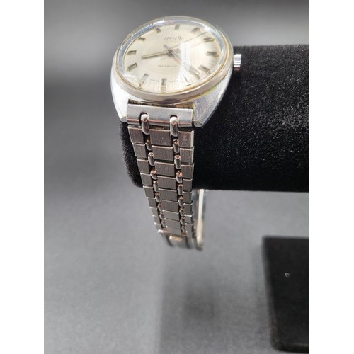 53 - Vintage Corvette 17 Jewels Gents Watch Automatic in Good Working Order Fits Wrist 18cm in Circumfere... 