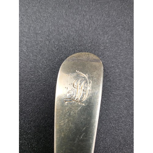 85 - Six Sterling Spoons Edinburgh Dated 1798 Stamped R.G for Robert Gray With Initials Which are Hard to... 