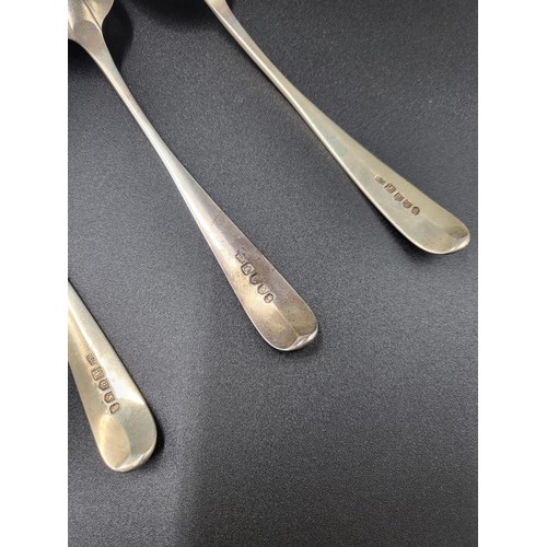 85 - Six Sterling Spoons Edinburgh Dated 1798 Stamped R.G for Robert Gray With Initials Which are Hard to... 