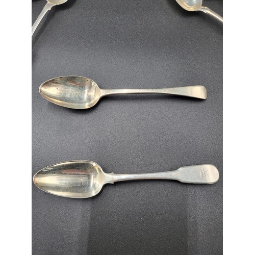 86 - Six Sterling Silver Spoons Two Sets of Two Are Same Makers & Dates & Two are Different Maker... 