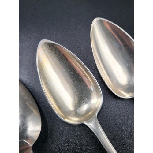 88 - Set of Six Sterling Silver Spoons Hallmarked Edinburgh 1810 & Makers Mark R.K Possibly Robert Ke... 