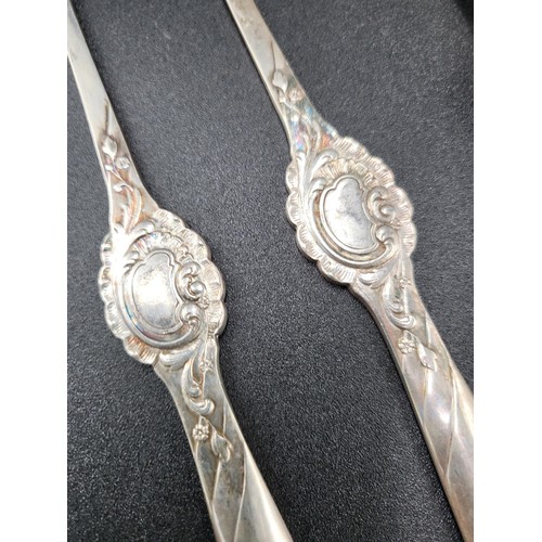 91 - Collection Of 800 Grade Silver Contains Two Lobster Forks, Large Caddy Spoon, Twisted Spoon, Two Sma... 