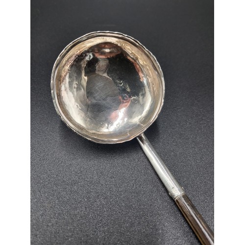 94 - Sterling Silver Toddy Ladle Nice Condition Although Few Small Dings & Dents Hallmarks Nearly Com... 