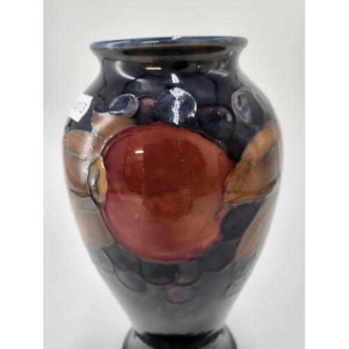 100 - William Moorcroft Pomegranate Vase no Damage or Missing Paint Marked to Base Measures 23inches Tall ... 