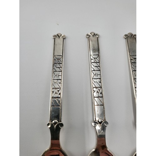 162 - Four 925 Handsmitat Spoons (Weight 62g)