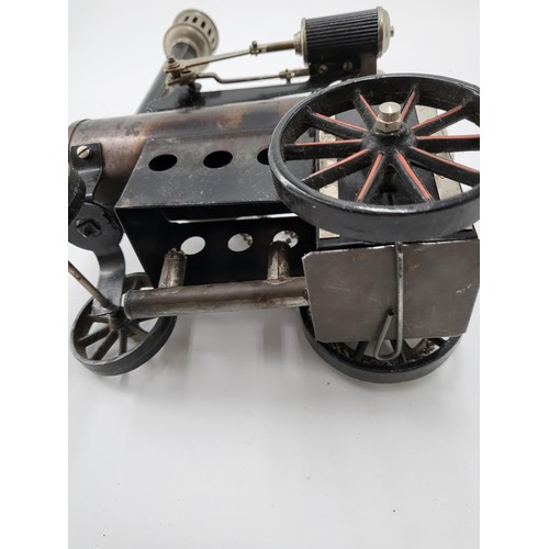 164 - Doll & Co Steam Engine Tractor with Traction Chain Complete With Burner Believed to Be German Ra... 