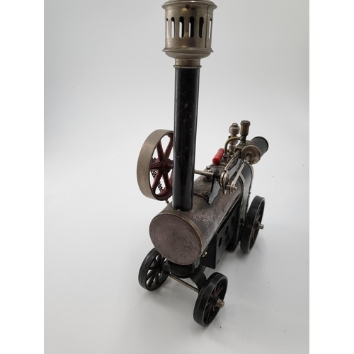 164 - Doll & Co Steam Engine Tractor with Traction Chain Complete With Burner Believed to Be German Ra... 