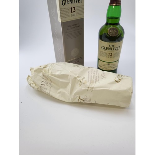 168 - Bottle of Glenlivet 12 Year old Single Malt Scotch Whisky  Full Sealed & Boxed