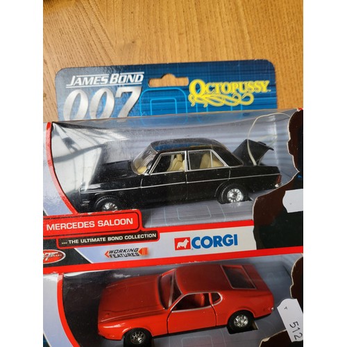 177 - Four Corgi Boxed James Bond 007 Cars All Good Condition