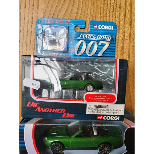 178 - Four Corgi Boxed James Bond 007 Cars All Good Condition