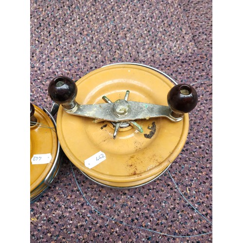 192 - Two Vintage Alvey Snapper Reels in Need of a Clean Working Order