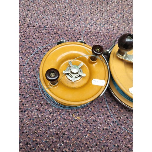 192 - Two Vintage Alvey Snapper Reels in Need of a Clean Working Order