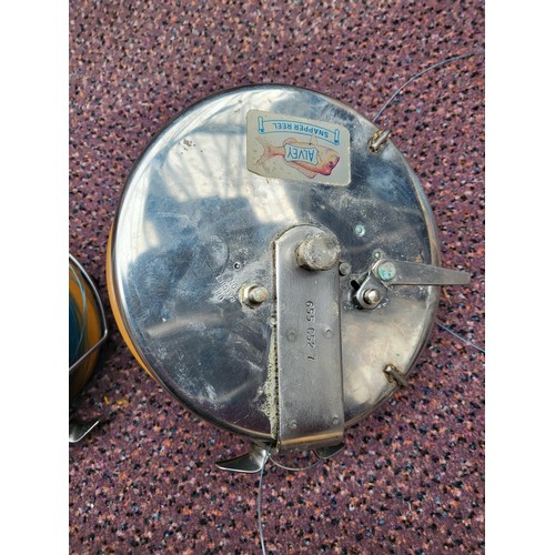 192 - Two Vintage Alvey Snapper Reels in Need of a Clean Working Order