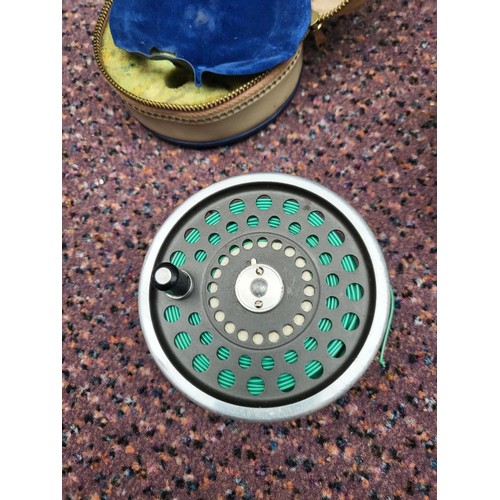 196 - Hardy Marquis Fly Reel in Good Condition with Spare Spool Not For The Reel