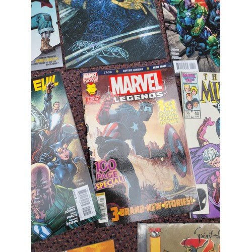 204 - Mixed Dc, Marvel & Others Magazines 35 In Total