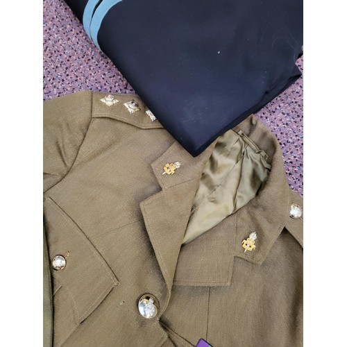 237 - Militaria Uniforms of a Captain Who Served at The Royal Army Educational Corps There Is Three Jacket... 