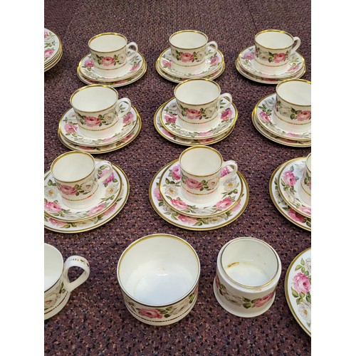 240 - Royal Worcester Royal Garden Part Dinner Set Fifty Pieces in Total All in Good Condition Coffee Pot ... 