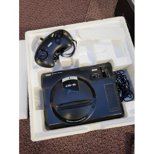 241 - Sega Mega drive With Seven Games Console is Untested as Charger is Missing Sold As Seen All Games ar... 