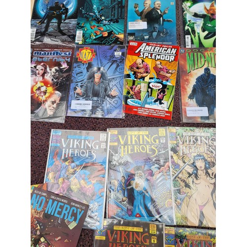 206 - Collection of Comics/Magazines Includes Viking Heroes, Dc Nations, No Mercy