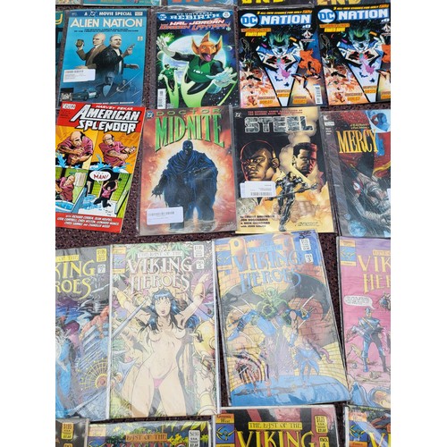 206 - Collection of Comics/Magazines Includes Viking Heroes, Dc Nations, No Mercy