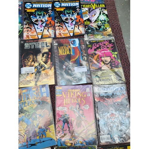 206 - Collection of Comics/Magazines Includes Viking Heroes, Dc Nations, No Mercy