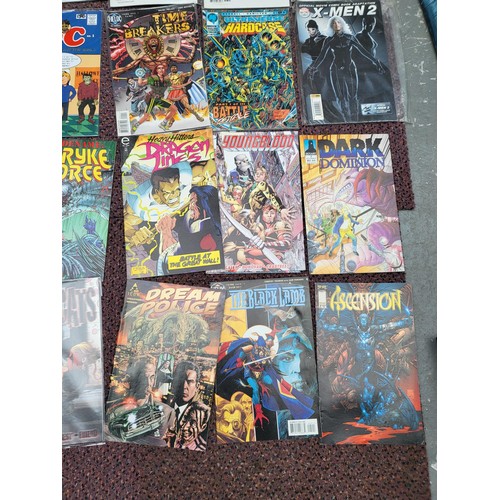 207 - Collection of Comics/Magazines Includes 21Down, X-Men, Invaders From Home