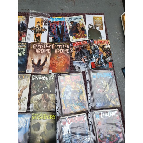 208 - Collection of Comics/Magazines Includes Evil Ernie, Bear, Aleister Arcane & Others