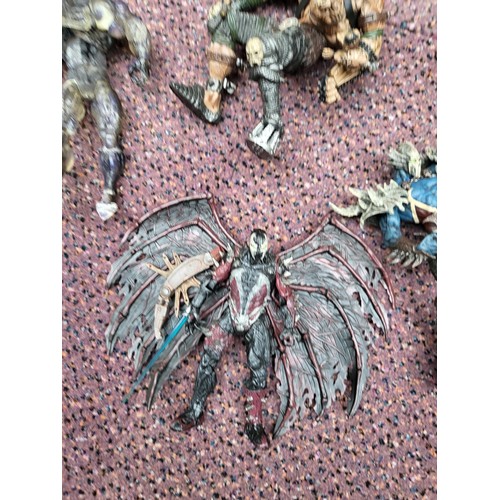 211 - Collection of Monster Movie Characters Unsure if All Parts Are Present Sold as Seen