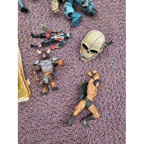 212 - Collection of Monster Movie Characters Unsure if all Parts are Present Sold as Seen