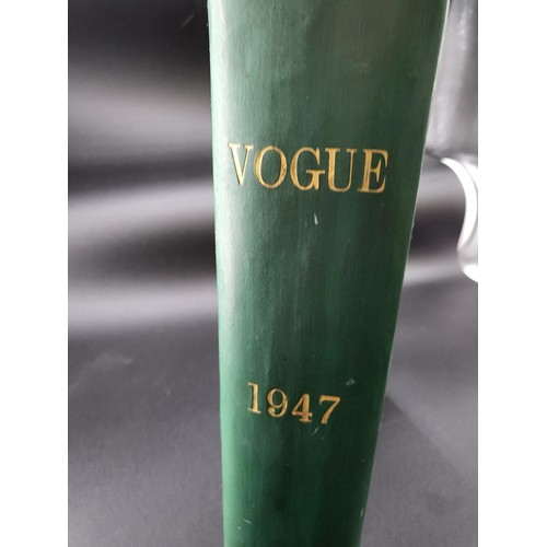 276 - Vougue 1947 Complete Year Book Very Rare Item & in Good Condition Binder on 1st Page Coming Away... 