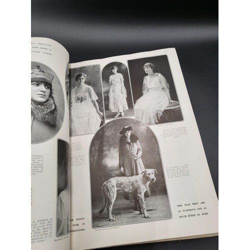 277 - Vogue 1917 American January-March Book Very Rare Item & in Good Condition Binder Looks to Have B... 