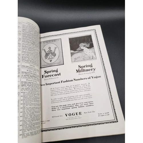 277 - Vogue 1917 American January-March Book Very Rare Item & in Good Condition Binder Looks to Have B... 