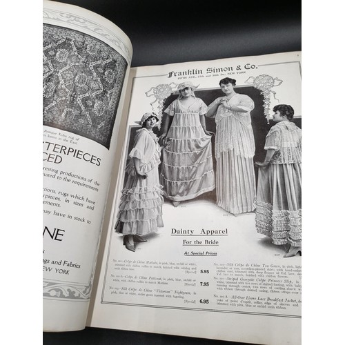 278 - Vogue 1915 May-Aug Book Very Rare Item & in Good Condition Binder On Front Shows Wear This Has 8... 