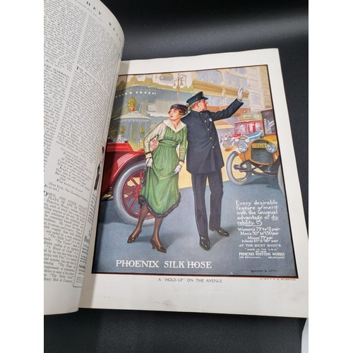 278 - Vogue 1915 May-Aug Book Very Rare Item & in Good Condition Binder On Front Shows Wear This Has 8... 