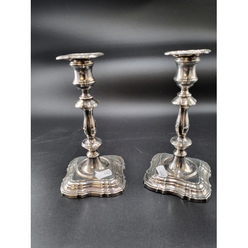 280 - Pair of Sterling Silver Candlesticks in Reasonable Good Condition & Fully Hallmarked Weighted So... 