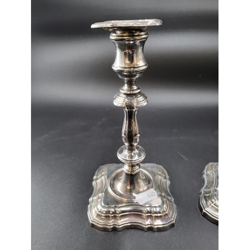 280 - Pair of Sterling Silver Candlesticks in Reasonable Good Condition & Fully Hallmarked Weighted So... 