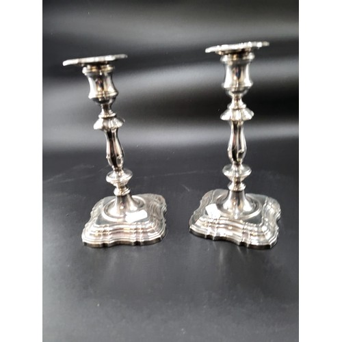 280 - Pair of Sterling Silver Candlesticks in Reasonable Good Condition & Fully Hallmarked Weighted So... 