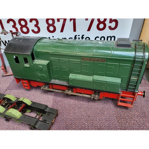 287 - Diesel Shunter From Vogrie Park Miniature Railway Untested Sold as Seen I Have Pulled the Chord and ... 