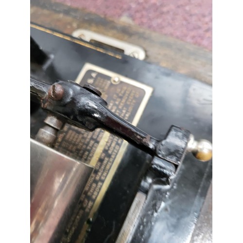 289 - Edison Standard Phonograph When Wound Up Record Holder Turns as it Should May Need Needle parts Unsu... 