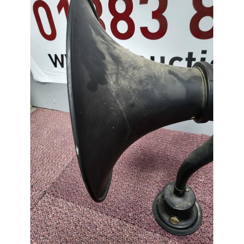 293 - Antique Radio Gramophone Speaker Horn Measures 59cm Tall & Diameter of Horn Front is 37.5cm