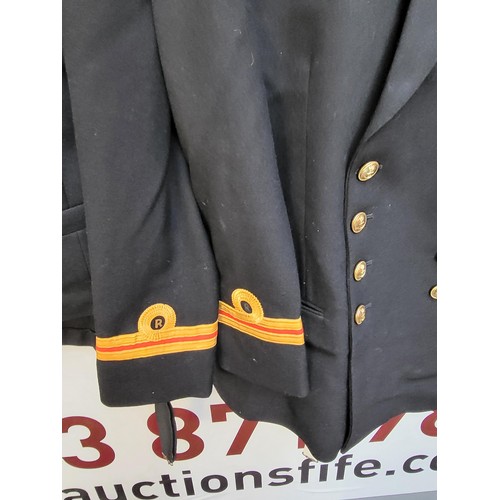 307 - Two Royal Naval Dress Outfits includes Jackets Trousers & Cummerbunds