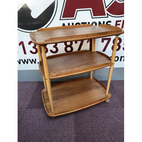 308 - Ercol Blonde Trolley Very Good Condition Measures 72cm Long by 47cm Wide 77cm Tall